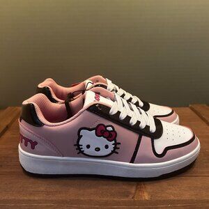 Hello Kitty Sanrio Women's Pink Casual Court Sneakers Size 8 NWT